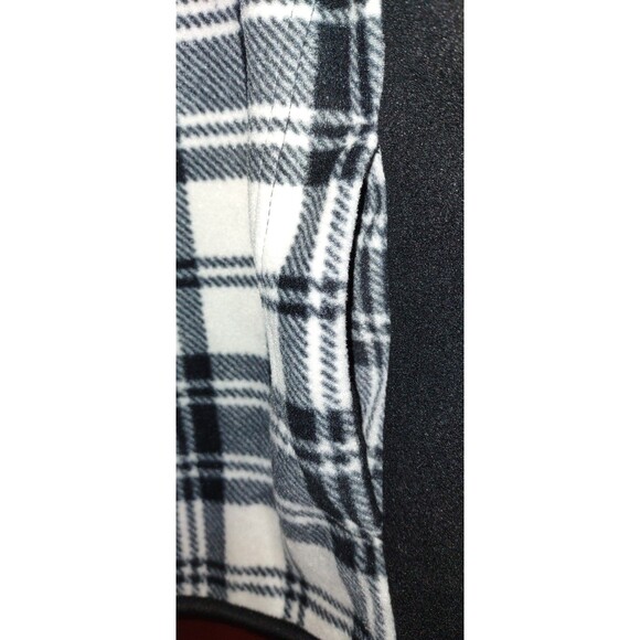 NWT Sz M Women’s The Savile Row Company Sleeveless Jacket Vest Plaid Black White - Picture 5 of 5